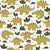 Stegosaurus Dinosaurs in Yellow and White Image