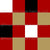 Team Spirit Football Bold Checkerboard in San Francisco 49ers Colors Red Gold Black White Image