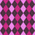 Argyle Pattern, Purple Pink Baby Pink, Beige Stitching Image