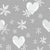 Frosted Hearts - pewter Image