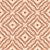 Large concentric diamond lines with center squares in red on a light orange background. Geometric design. Image