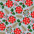 Christmas Poinsettias and Dark Powder Blue Festive Holiday Botanicals Image
