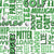 Golf Terms Word Cloud in Green Image