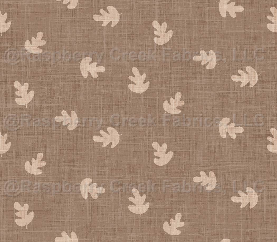 Falling Leaves in Brown, Paws & Pumpkins by Krystal Winn Design