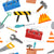 Construction Tools On White Image