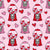 Valentine Heart Candy Bubblegum Machines in Pink Image