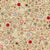 Fall abstract floral in country tan. Image