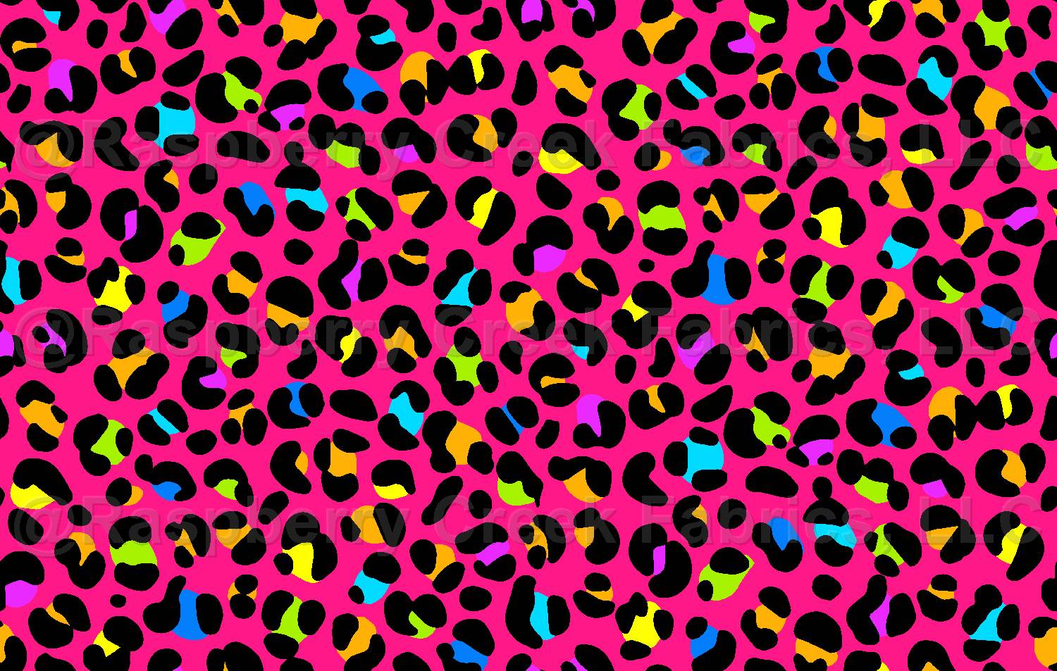 Cheetah Pink, Neon Moon Collection by Krystal Winn Design
