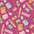 Colorful Pastels and Dark Pink Back to School Classroom Stationery Image