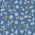 Tulip ditsy, blue and navy Image
