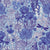 Large floral bohemian monochromatic blue, indigo tones Image