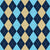 Argyle Pattern, Navy Blue Beige Blue, White Stitching Image