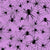 Black Spiders and Webs on Lavender Purple Image