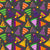 Mardi Gras Parade Party Hats on Gray Image