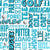 Golf Terms Word Cloud in Turquoise Image