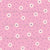 Ditsy Tossed Floral with Scattered Dots on Pink Image