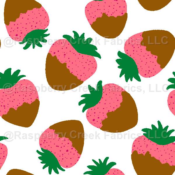 Salmon Kelly Green Chocolate Covered Strawberries, Sweet Valentine collection