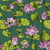 Garden of Lotus Flowers Green Background Image
