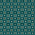 Faux Knitted Wool Checks Crafty Hygge Retro Teal with Hearts White Gold Image