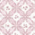 Painted Texture Botanical Trellis Circles Pink Quilt Image