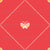 Simple Butterflies Pink Yellow Flowers and Red Dotted Diamond Argyle Wallpaper Image
