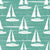 Sailboats in Sea Green, Coastal Summer Vacation by KristenInStitches Image