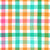 Bright, Plaid, turquoise, orange, pink, white, green, spring, summer, swim, kids, women, girls Image
