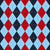 Argyle Pattern, Baby Blue Red Navy Blue, Black Stitching Image