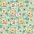 Pooh Floral on Mint Image