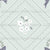 Dainty Cottage Floral Block Print Diamond in Soft Palladian Blue Image