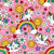 Unicorns Sunshine and Rainbows in Pink Image
