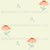 Minimalist Watercolor Peach Coneflower on Warm Ivory Cream Image
