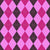 Argyle Pattern, Baby Pink Purple Pink, Orange Stitching Image