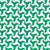 Houndstooth Pattern, Triskelion, Green and White Image