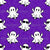 Middle Finger Ghosts on Purple Image