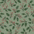 Classic Christmas Tossed Holly Berry, Sage Green Image