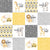 Zoo/Safari/Yellow - Wholecloth Cheater Quilt Image
