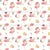 Summer Flamingos and Ice Cream in Pink and Aqua, Flamingo Summer by JuneyB Design Image