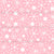 White Snowflakes on Baby Pink / Peppermint Candy Cats Collection Image
