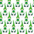 Pattern Of Gnomes, Saint Patrick's Day Gnomes, Clovers Image