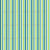 playful cat - thin stripe coordinate - peacock blue and lime green - stripes fabric Image