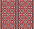 Slavic Embroidery, Balkans Traditional Ethnic Pattern, Red and Black Image