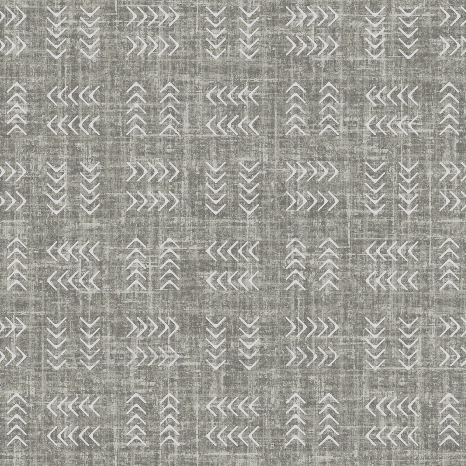 Arrows on Medium Gray Linen