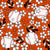 Team Spirit Baseball Floral in Baltimore Orioles Orange and Black Image