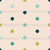Teal Winter Polka Dots Image