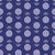 Retro Scandi Floral in Navy Blue Image