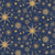 Stars, gold, gold glitter, dusty blue, blue, sky, new years, oh holy night, holiday, Christmas Image