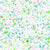 Mermaid Splatter - Watercolor bubbles in aqua blue, pink, and green on white. Coordinate Image