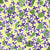 Large purple lilac blossoms all over with leafs tossed spring green yellow. Welcome spring to your home. When you see these lilac blossoms and flowers imagine the intoxicating scent evoking feelings of nostalgia and serenity. Image