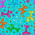 Party Pups Neon Rainbow Balloon Animals Dogs Blue Image